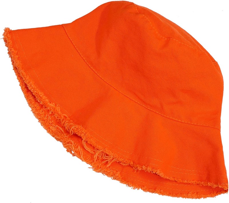 Boderier Sun Hats for Women Summer Casual Wide Brim Cotton Bucket Hat Beach Vacation Travel Accessories - Image 4